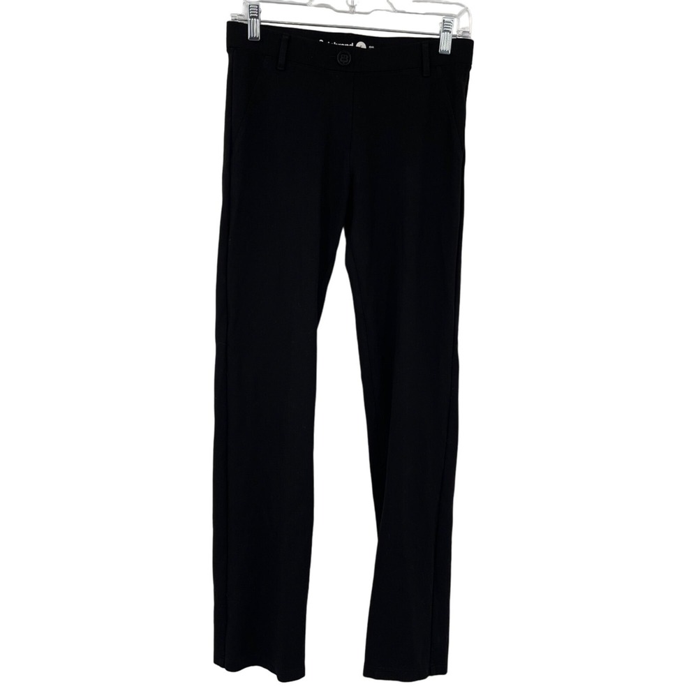 Betabrand Dress Pant Yoga Pants Womens S Black Straight‎ Leg Minimalist Travel